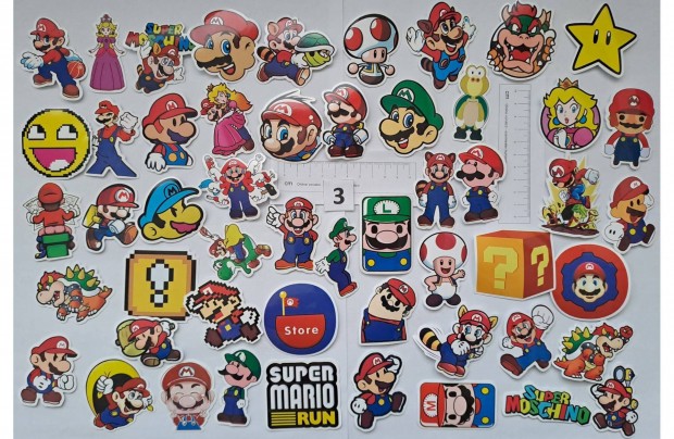 Super Mario matrica 50 db 3 fle 4-6 cm j