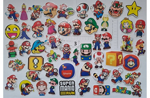 Super Mario matrica 50 db 3 fle 4-6 cm j