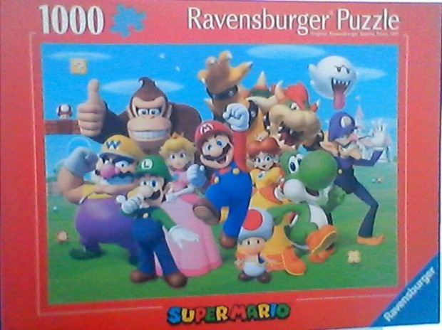 Super Mario puzzle kirak 1000 darabos