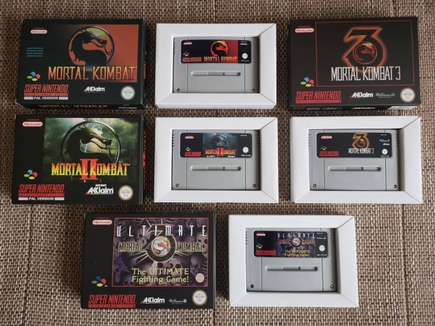 Super Nintendo Mortal Kombat csomag PAL SNES