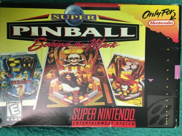 Super Nintendo Pinball Behind the mask