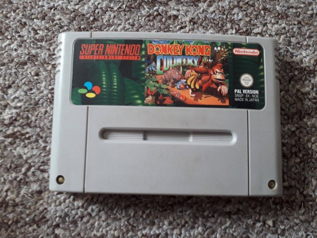 Super Nintendo (SNES) Donkey Cong Country játék kazetta