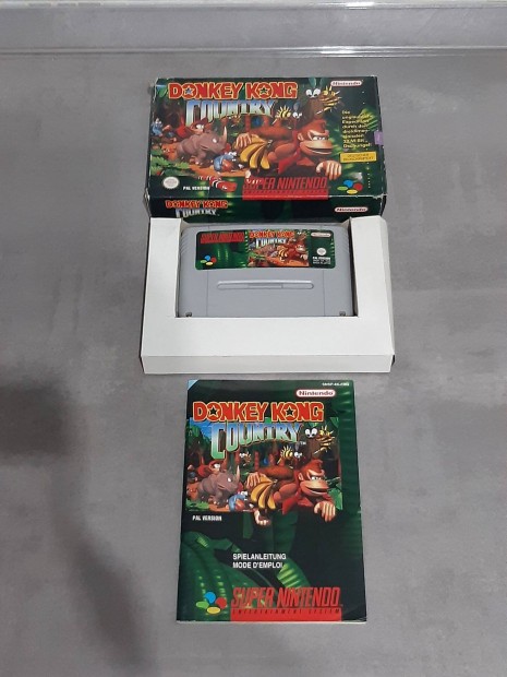 Super Nintendo (SNES) Donkey Kong Country (Snsp-8X-NOE) jtk