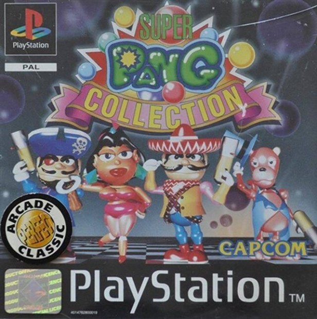 Super Pang Collection, Mint eredeti Playstation 1 jtk