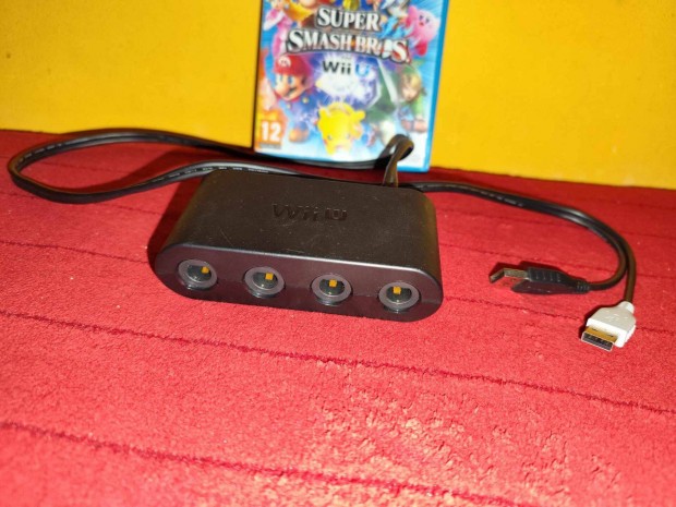 Super Smash Bros. Wii U + Gamecube Controller Adapter