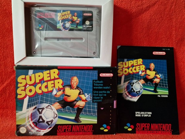 Super Soccer Eurpai PAL Super Nintendo jtk SNES