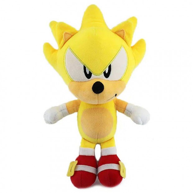 Super Sonic plüss 20 cm Új Verzió