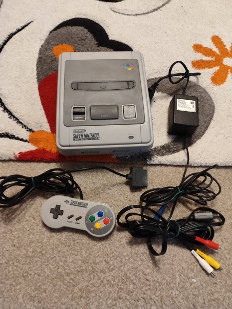 Super nintendo, snes gép minden tartozékával