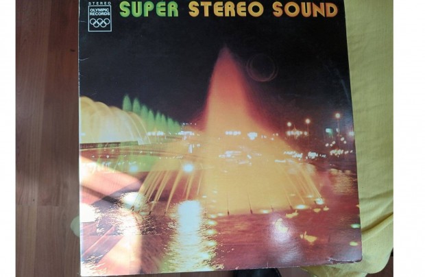 Super stereo sound bakelit hanglemez elad