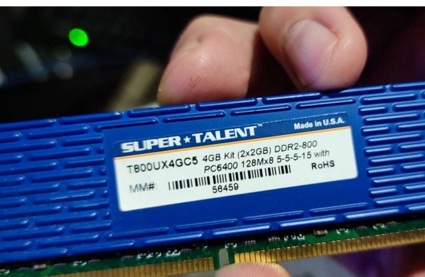 Super talent DDR2 USA memria