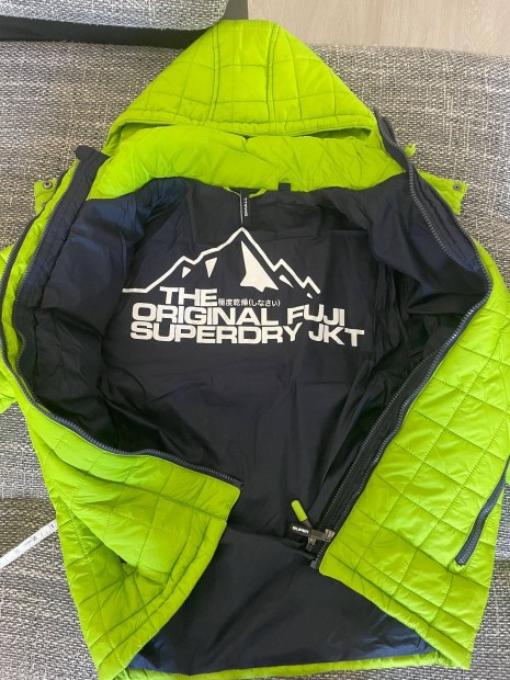 Superdry Fuji Jkt S-es, dupla cipzras kabt