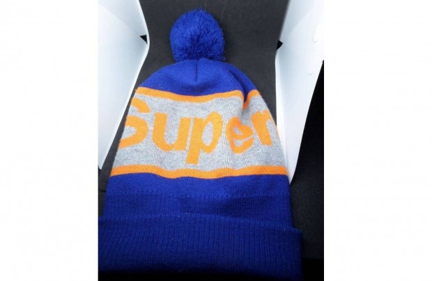 Superdry (eredeti) unisex One size tli, meleg kttt, bojtos sapka