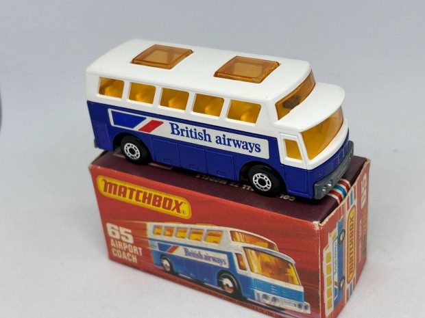 Superfast Matchbox Airport coach gyári állapotban, eredeti dobozával