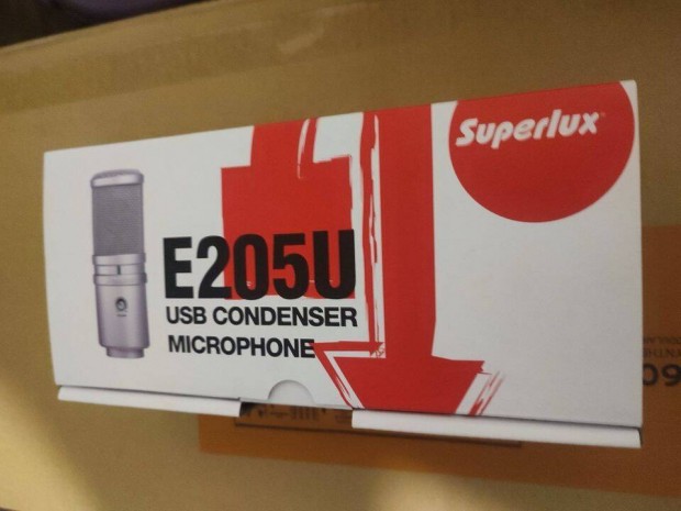 Superlux E205U USB kondenztor mikrofon csere is