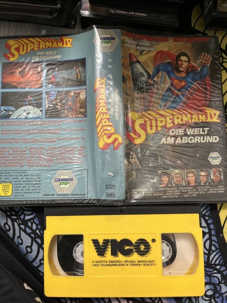 Superman 4 vhs vico