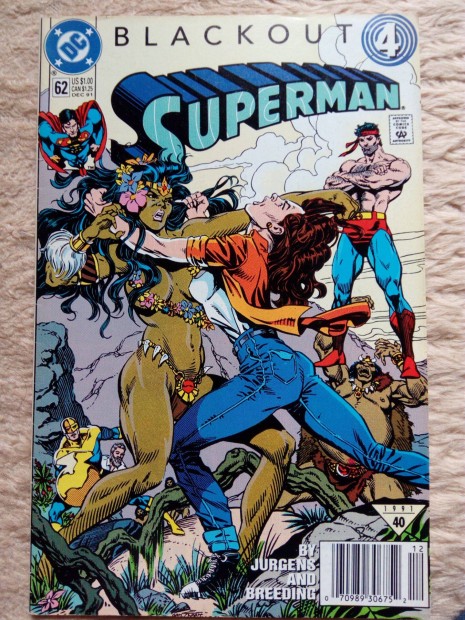 Superman (1987-es sorozat) amerikai DC kpregny 62. szma elad!