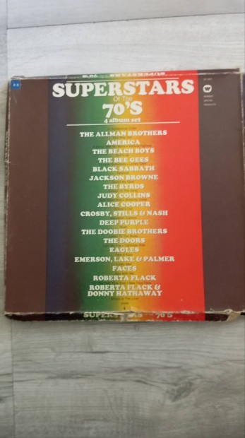 Superstars 70's 4 album bakelit lemez