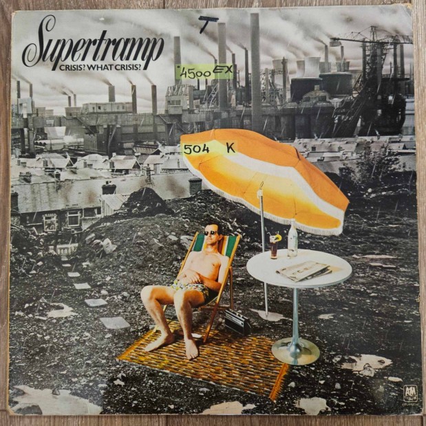 Supertramp Crisis? What Crisis? bakelit lemez, hanglemez LP (504)