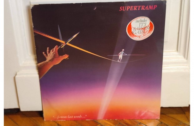 Supertramp ".Famous Last Words." LP 1982 Holland