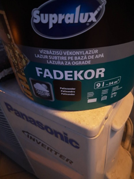 Supralux vékonylazur, paliszander, 9 liter eladó