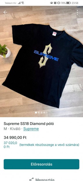 Supreme ss18 diamond
