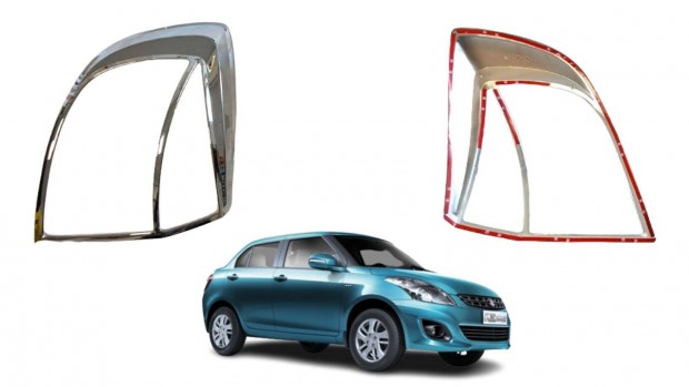Suzuki 007644T SX4 bal + jobb hátsó lámpa keret inox 007644TSX4T