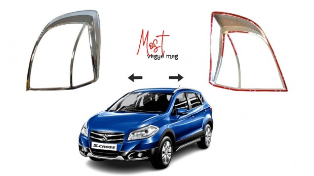 Suzuki 007644T SX4 bal + jobb hátsó lámpa keret inox 007644TSX4T