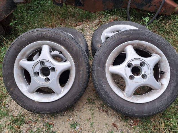 Suzuki 13-as alufelni 175/60 R13 Semperit gumikkal