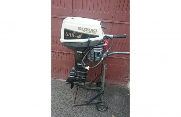 Suzuki 8Le. 2 tem ,olajinjektoros, hossz csizms motor