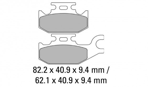 Suzuki Burgman UH 125 150 200 Sixteen UX 125 150 FDB2148EF új fékbetét
