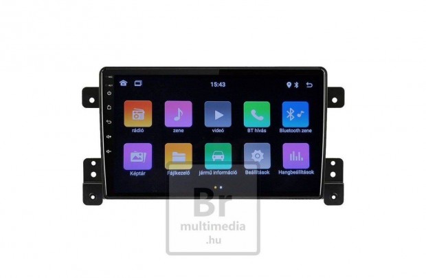 Suzuki Grand Vitara Android Multimédia Rádió Navigáció Carplay Kijelző
