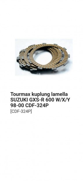 Suzuki Gsx-R600 kuplung lamella szett CDF-324P