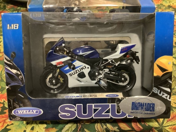 Suzuki Gsx-R750 Welly 1:18 Model  Original 