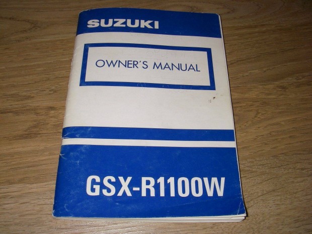 Suzuki Gsxr 1100W hasznlati uasts + kp
