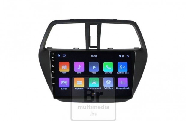 Suzuki SX4 Scross 2Din Android Rdi Navigci Multimdia 9" Kijelz