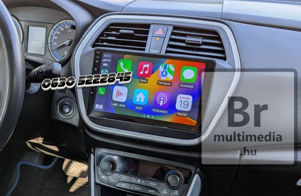 Suzuki SX4 Scross Android Kijelző Rádió Multimédia Navigáció Carplay