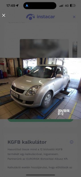 Suzuki Swift 1.3 GC AC Magyarországi. első tula...
