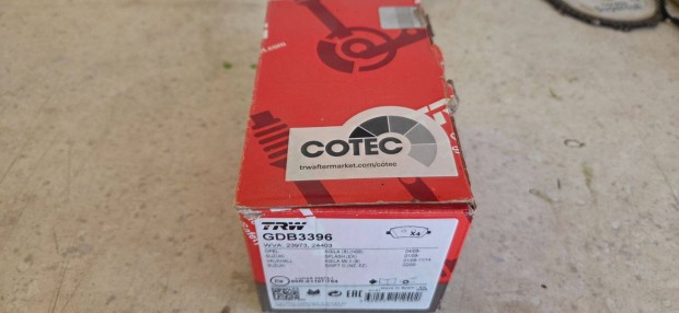 Suzuki Swift 2005 TRW Cotec GDB3396 Fékbetét készlet, akusztikus