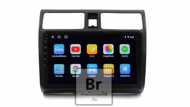 Suzuki Swift Android Kijelző Rádió Navigáció Multimédia Carplay Hifi