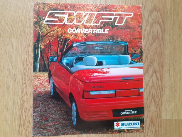 Suzuki Swift Cabrio prospektus - 1993, angol nyelv