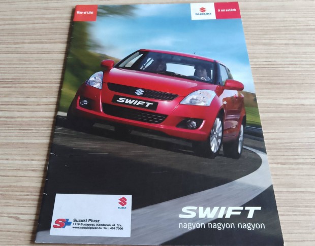 Suzuki Swift (2010) magyar prospektus, katalgus.