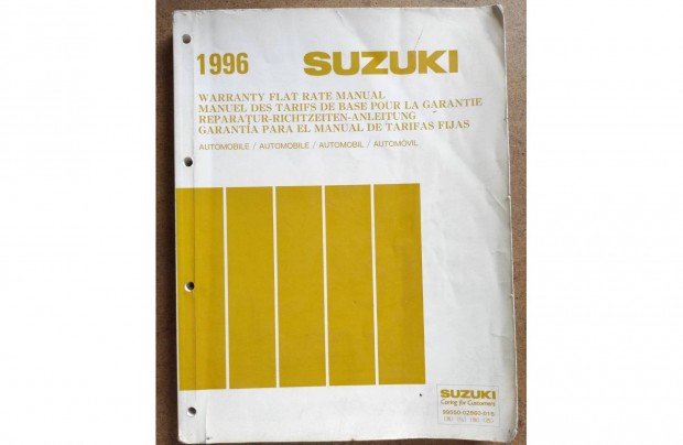 Suzuki Swift, Wagon R, Samurai, Vitara, Jimny alkatrszkatalgus 1996