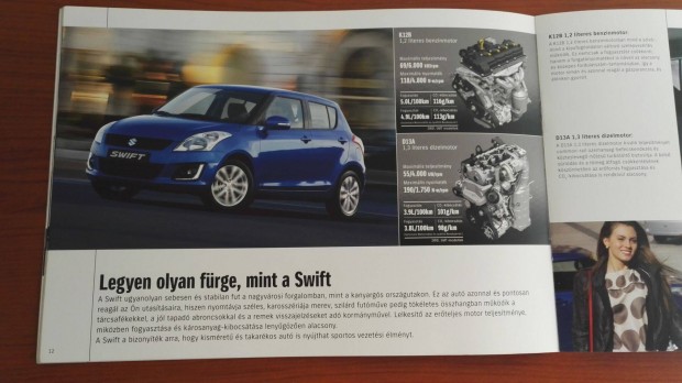 Suzuki Swift magyar nyelv gyri prospektus katalgus