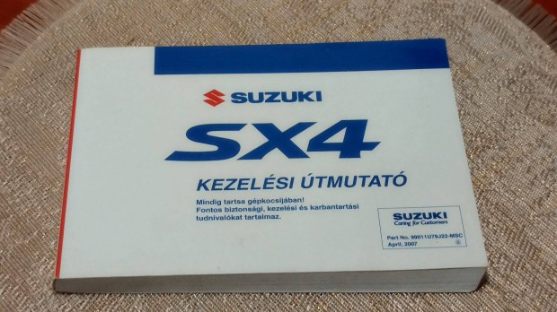 Suzuki Sx4 Sx-4 kezelsi tmutat kziknyv magyarnyelv elad