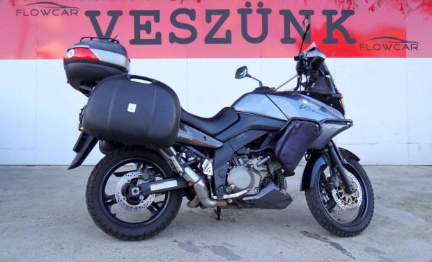 Suzuki V-Strom Bukcs! Zsels ls! Sok Doboz!...