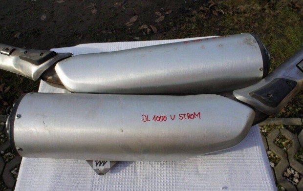Suzuki V Strom Vstrom V-Strom DL 1000 DL-1000 DL1000 kipufogó gyári