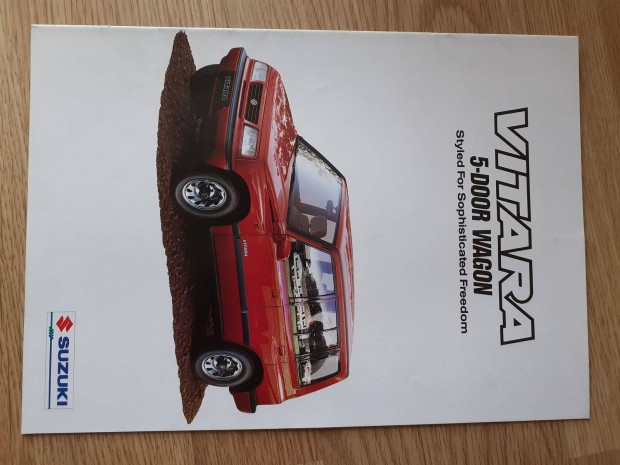 Suzuki Vitara 5 ajts prospektus - 1993, angol nyelv