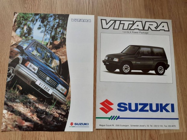 Suzuki Vitara prospektusok /2 db/ - magyar nyelv