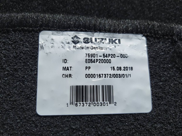 Suzuki Vitara szőnyeg garnitúra 75901-54P20-000