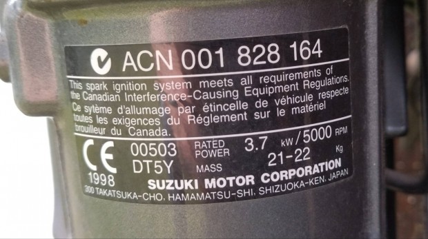 Suzuki csónakmotor keresi új, lelkes tulajdonosát!